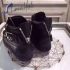 Giuseppe Zanotti Black Chain Leather Hi-Top Trainers sneakers